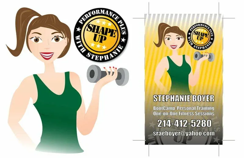 KRB Graphics brand identity design – shape it up with stephanie